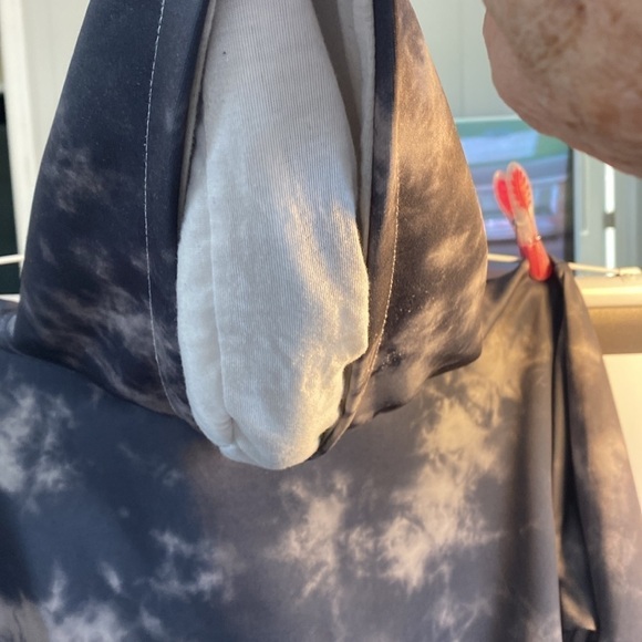 COPY - LINPLLO Mens Tie Dye Pullover Hoodie Size L New Draw String Included - Picture 3 of 10